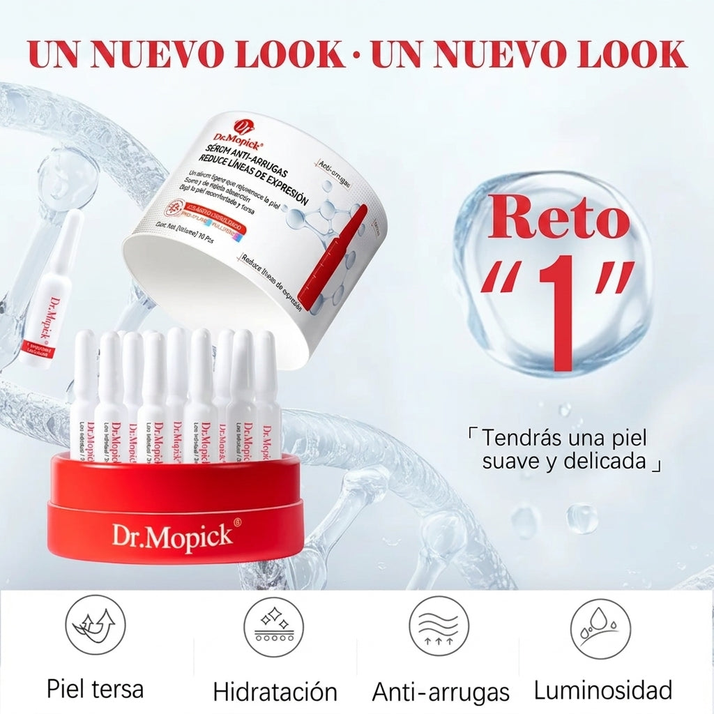 SERÚM ANTIARRUGAS EN AMPOLLAS - REDUCE LINEAS FINAS