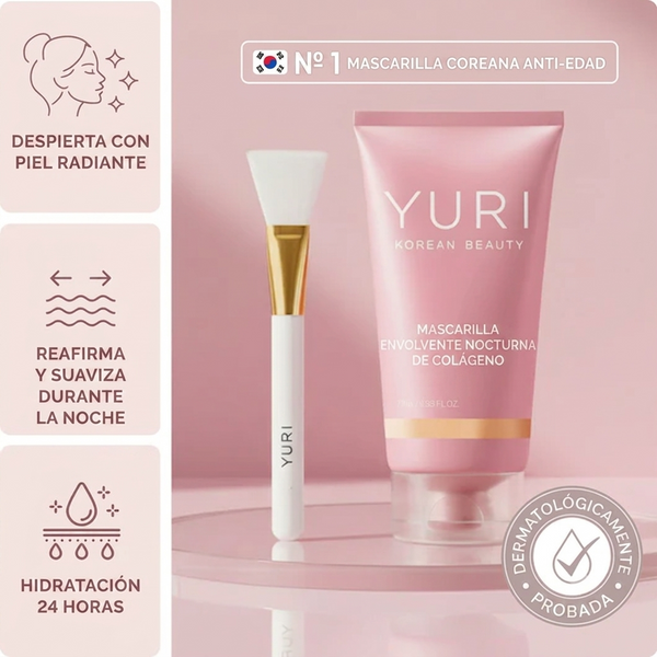 SEYURI™  MASCARILLA DE COLÁGENO KOREANA NOCTURNA