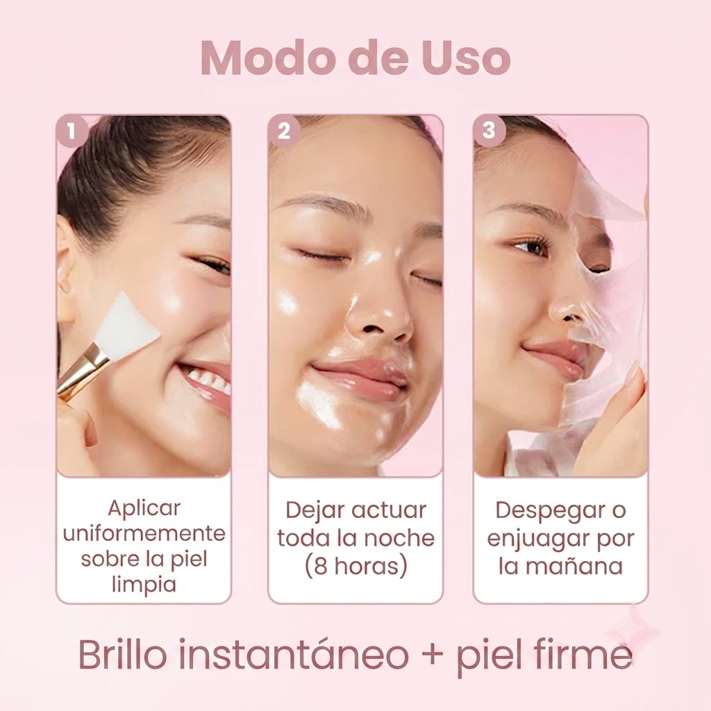SEYURI™  MASCARILLA DE COLÁGENO KOREANA NOCTURNA